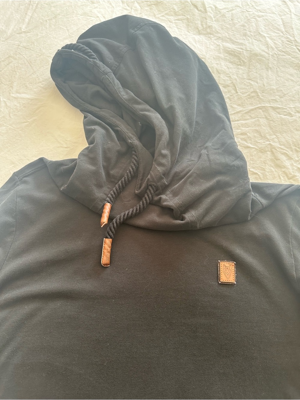 Naketano black hoodie with brown accents, size medium - Picture 8 of 16